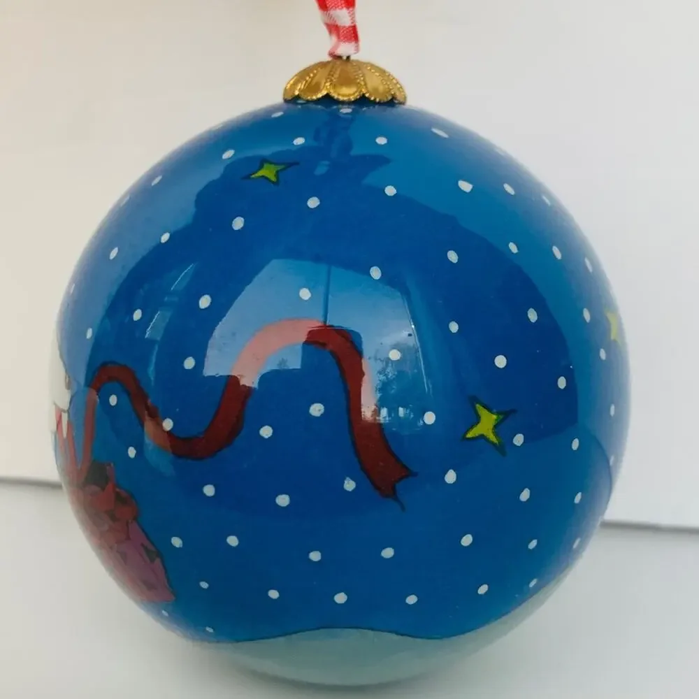 1994 BYA Glass Polar Bear Ornament